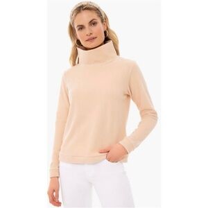 Dudley Stephens Park Slope Turtleneck Size Extra Small XS Light Beige Blush